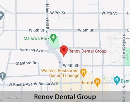 Map image for Types of Dental Root Fractures in Claremont, CA